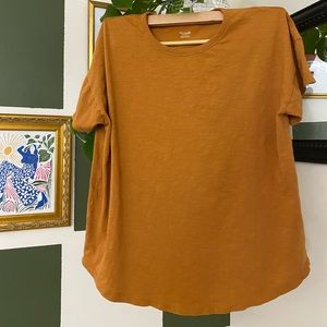 Madewell Burn Orange Shirt